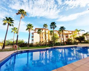 Swimming pool of Flat for sale in Benalmádena  with Air Conditioner, Heating and Private garden