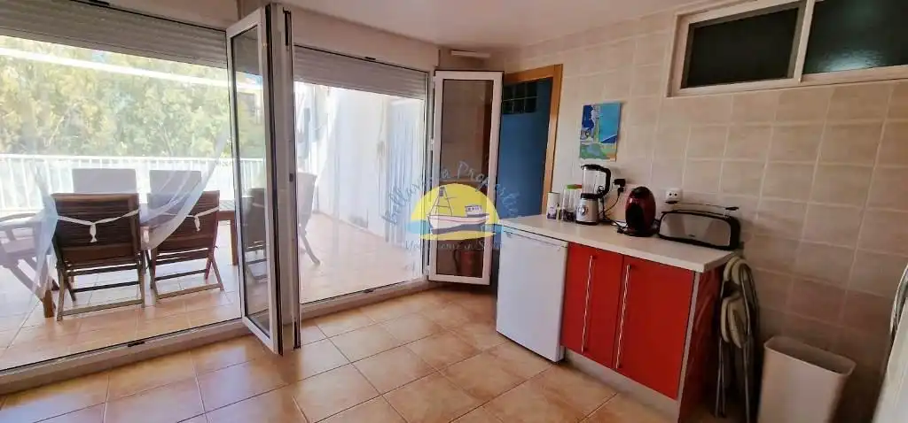 Cocina de Apartamento en venta en Cartagena con Aire acondicionado, Jardín privado y Terraza