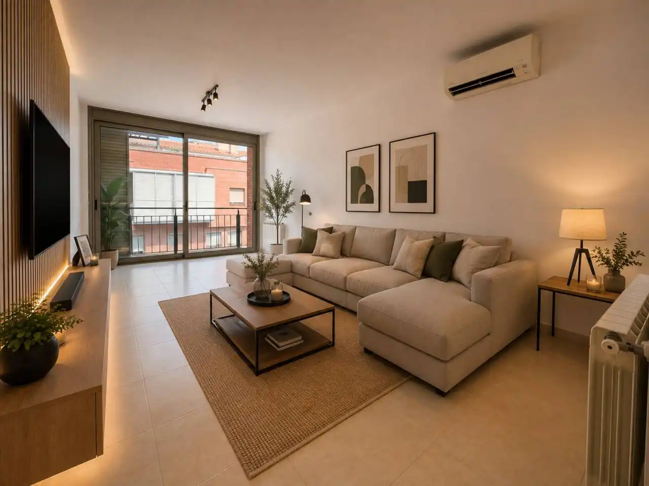 Sala de estar de Dúplex en venta en Vilanova del Vallès con Aire acondicionado, Calefacción y Terraza