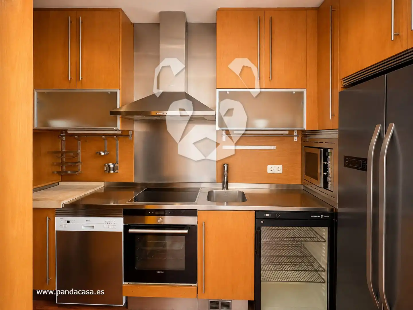Kitchen of Flat for rent in Madrid  with Air Conditioner, Heating and Furnished