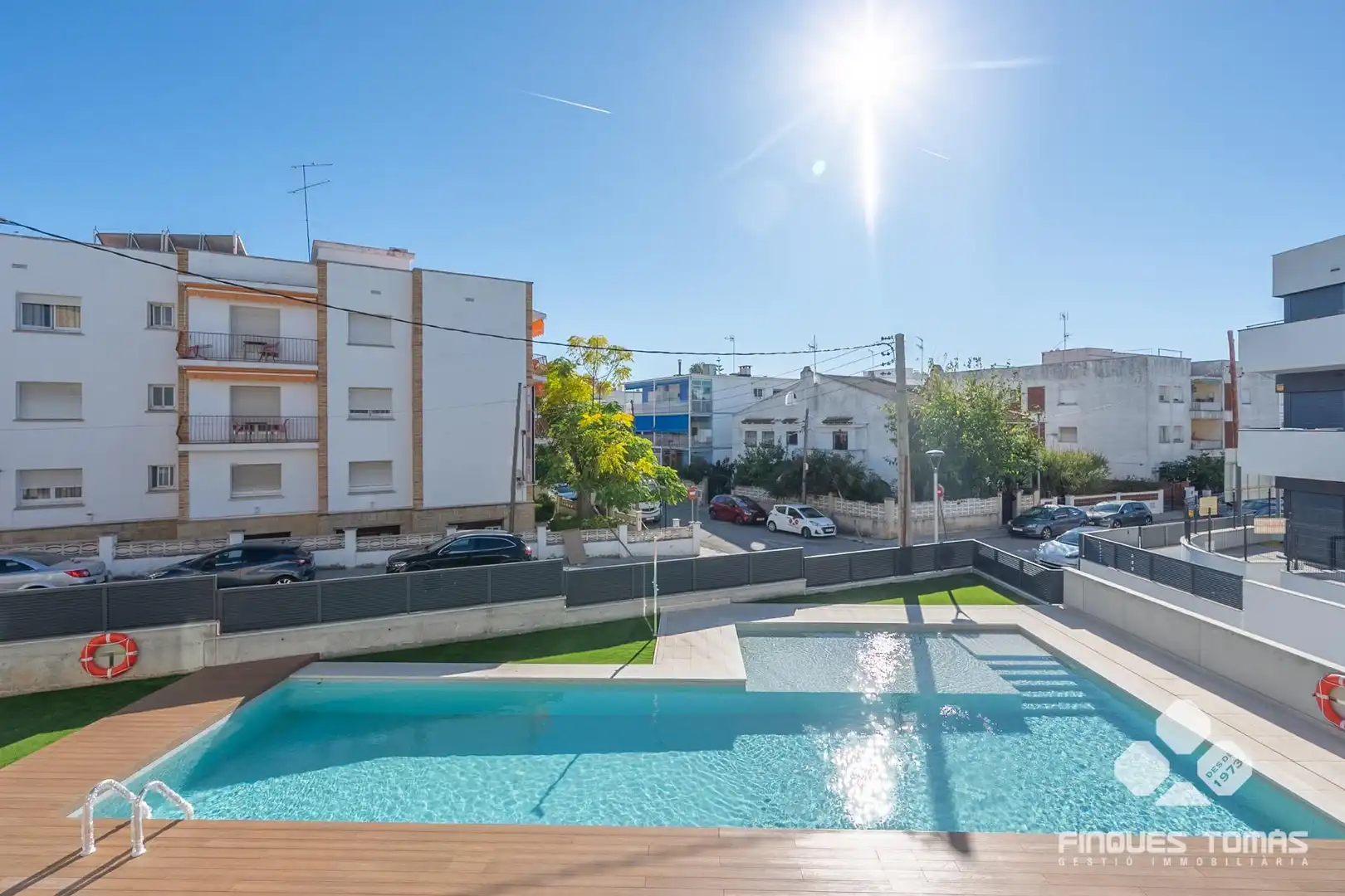 Piscina de Pis en venda en Cubelles amb Terrassa, Balcó i Piscina comunitària