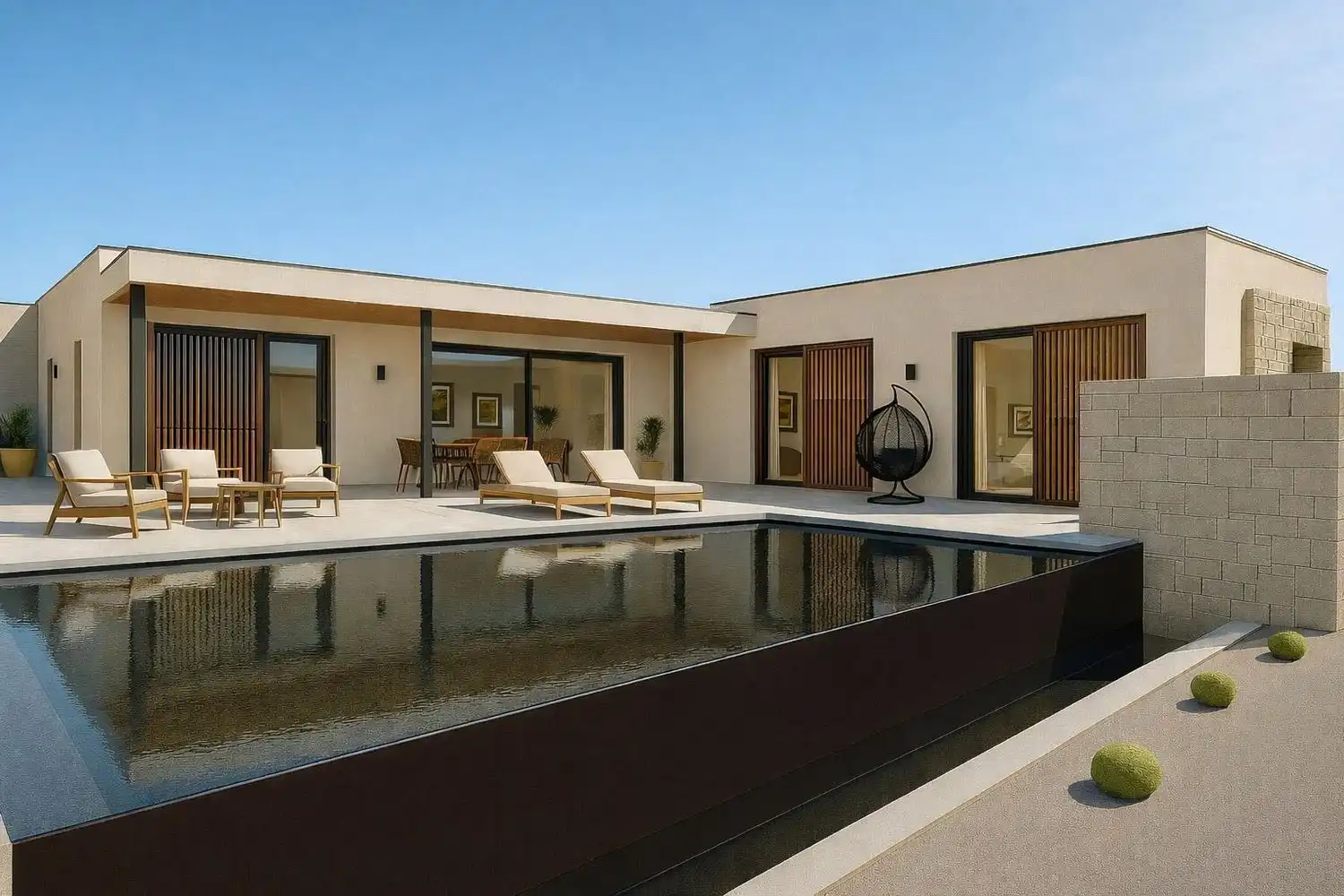 Terrassa de Casa o xalet en venda en La Oliva amb Aire condicionat, Jardí privat i Terrassa
