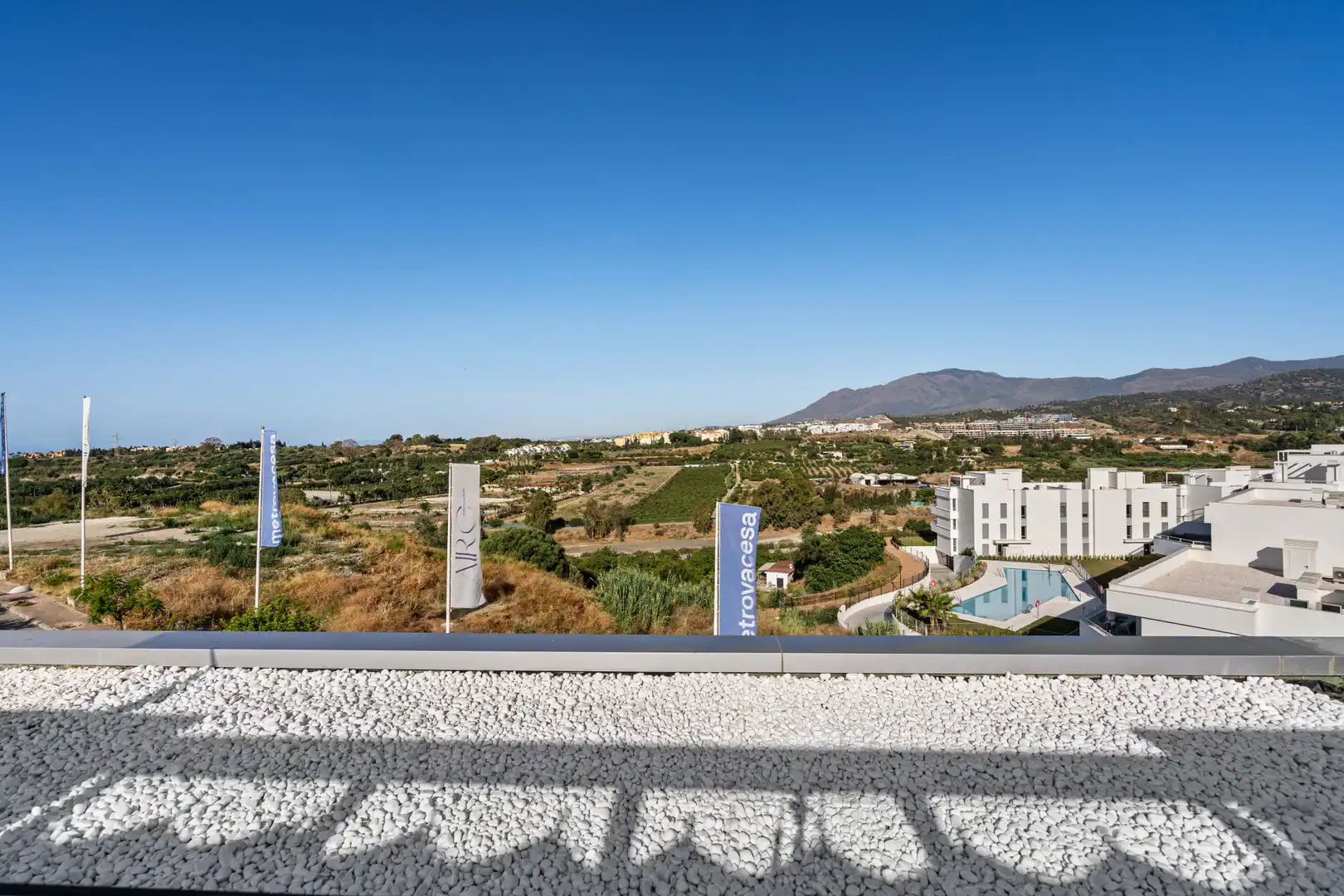 Terraza de Casa adosada de alquiler en Estepona con Aire acondicionado, Terraza y Piscina