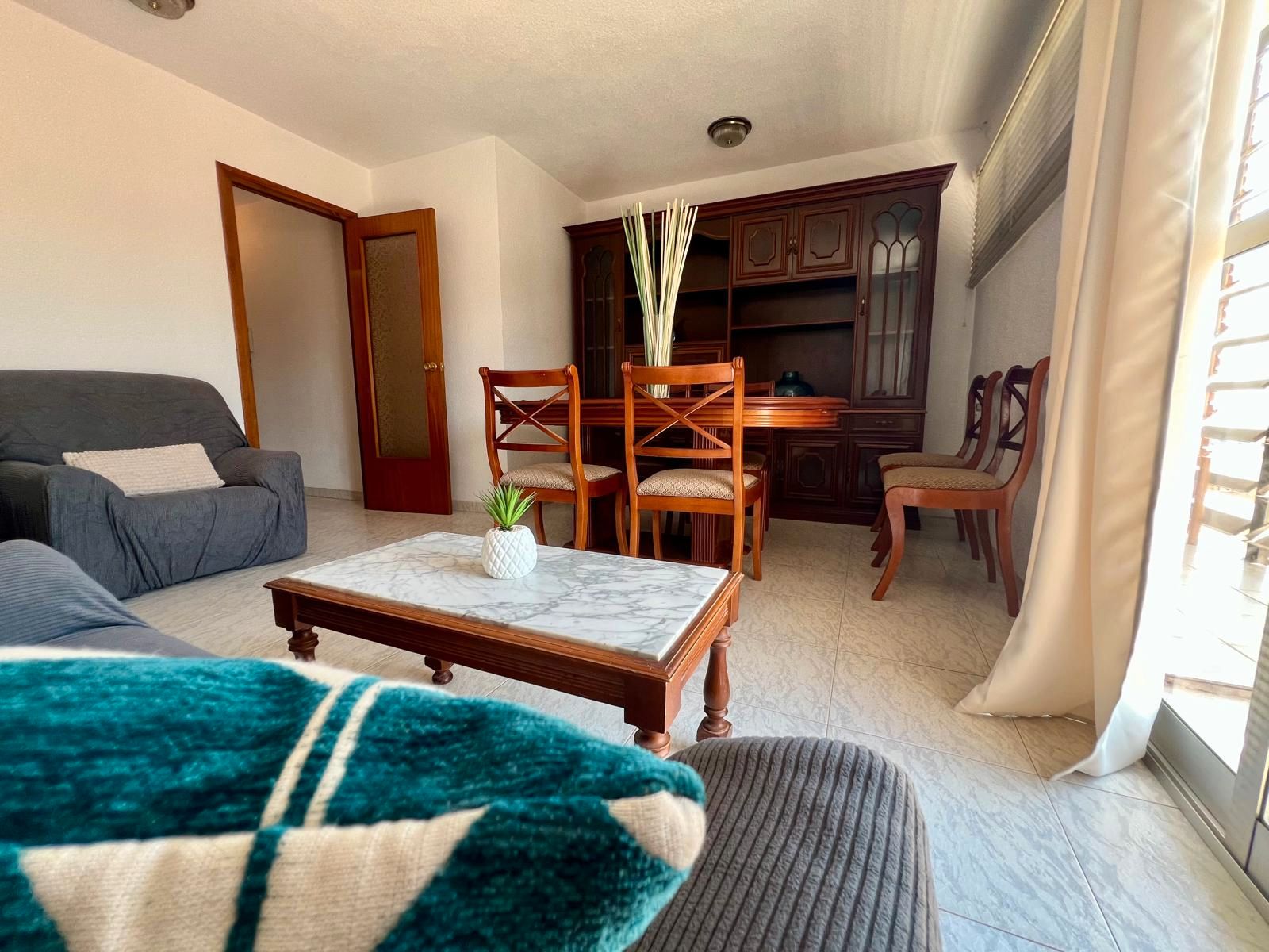 Living room of Flat to rent in L'Alcora  with Furnished, Oven and Washing machine
