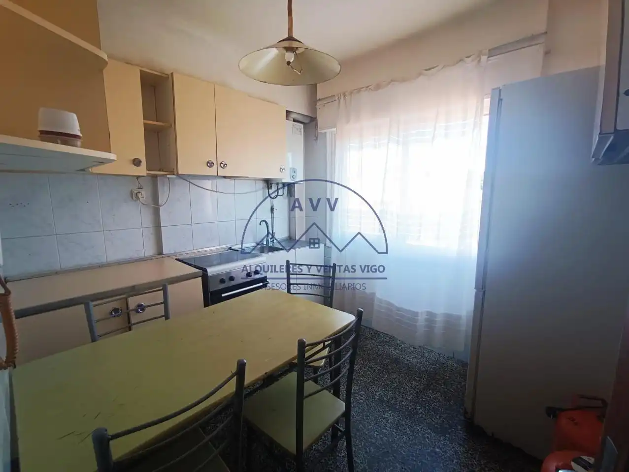 Kitchen of Flat for sale in Vigo   with Parquet flooring and Furnished