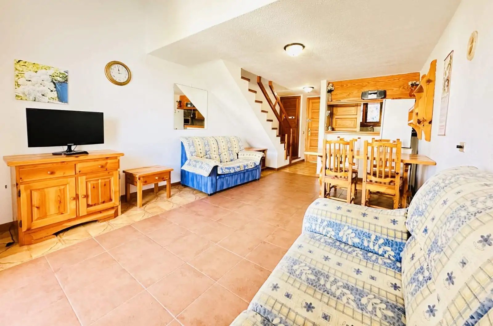 Sala d'estar de Àtic en venda en Arona amb Aire condicionat, Jardí privat i Terrassa
