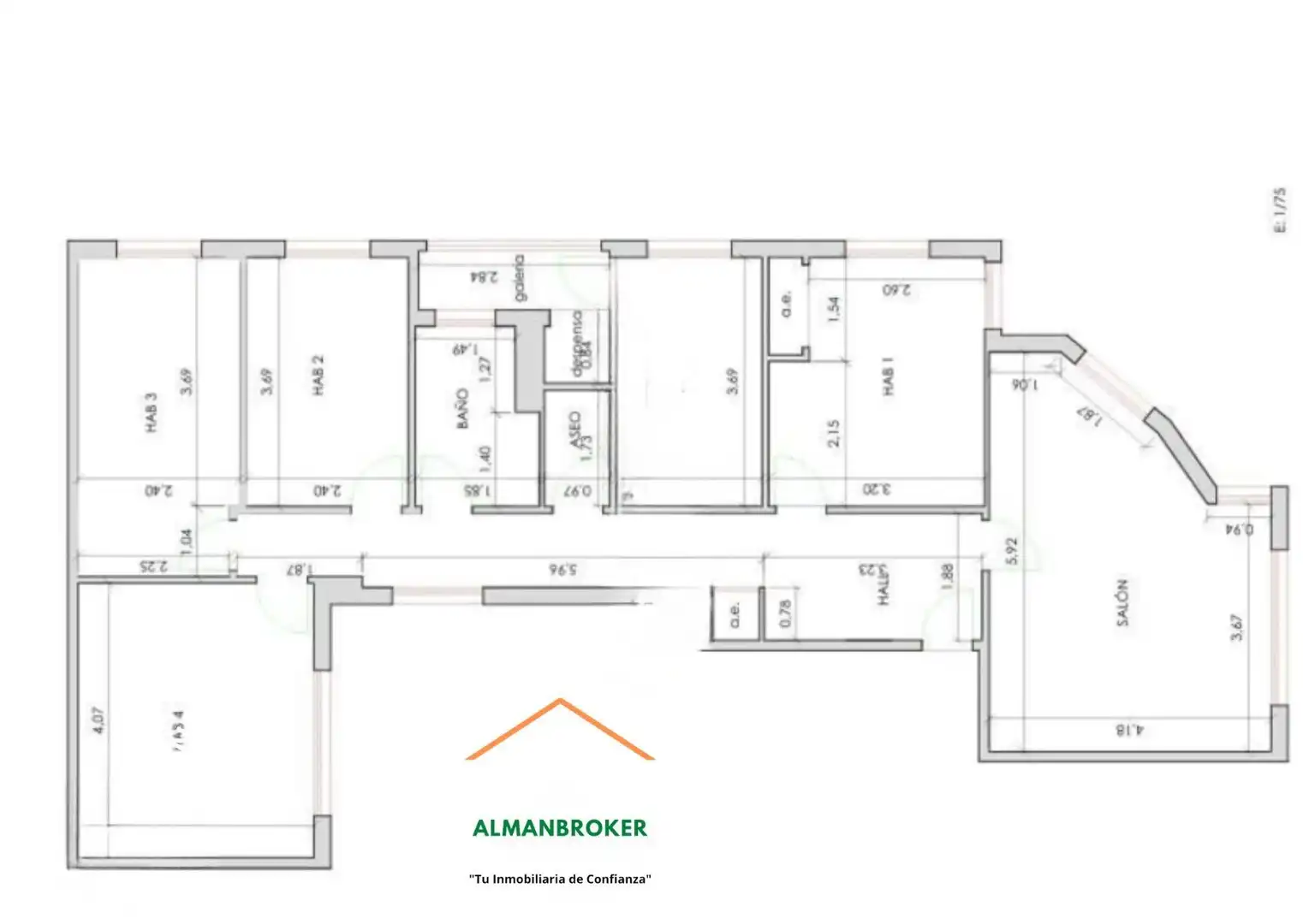 Piso en venta en Almansa con Calefacción y Amueblado