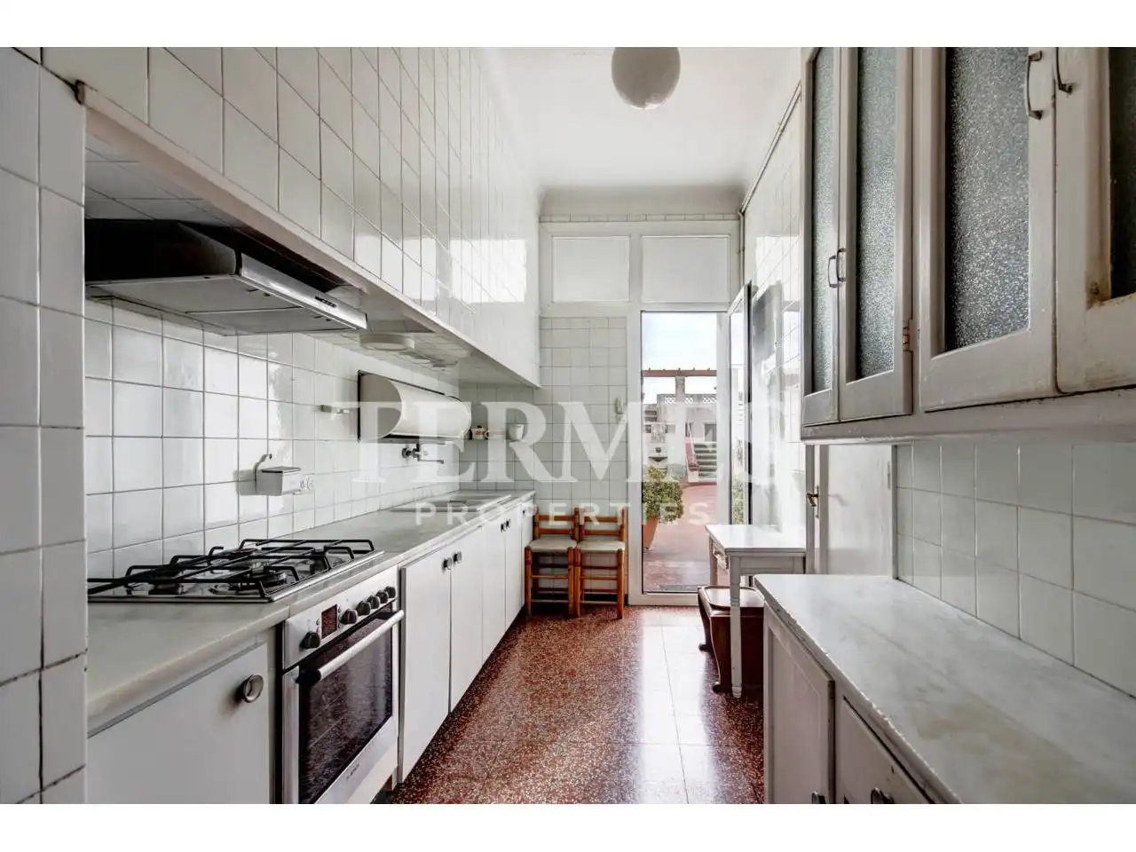 Cocina de Casa adosada en venta en Mataró con Aire acondicionado, Calefacción y Jardín privado