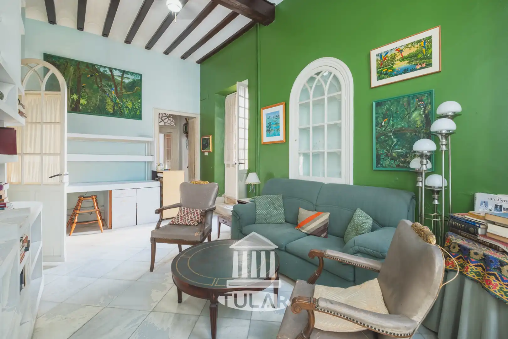 Living room of Houses for sale in El Puerto de Santa María  with Air Conditioner and Terrace