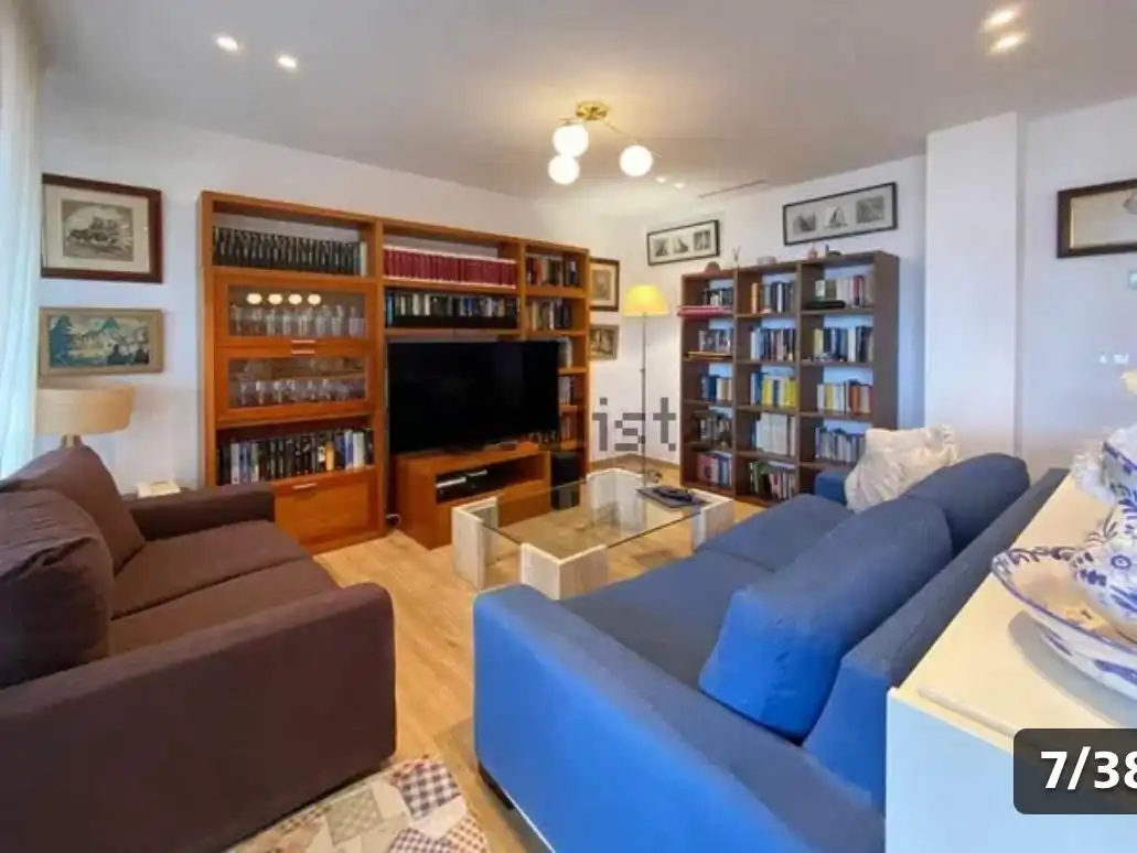 Sala d'estar de Apartament en venda en Gandia amb Aire condicionat, Terrassa i Moblat