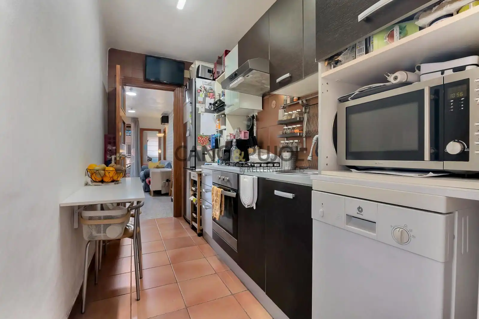 Cuina de Pis en venda en Mollet del Vallès amb Aire condicionat, Calefacció i Terrassa