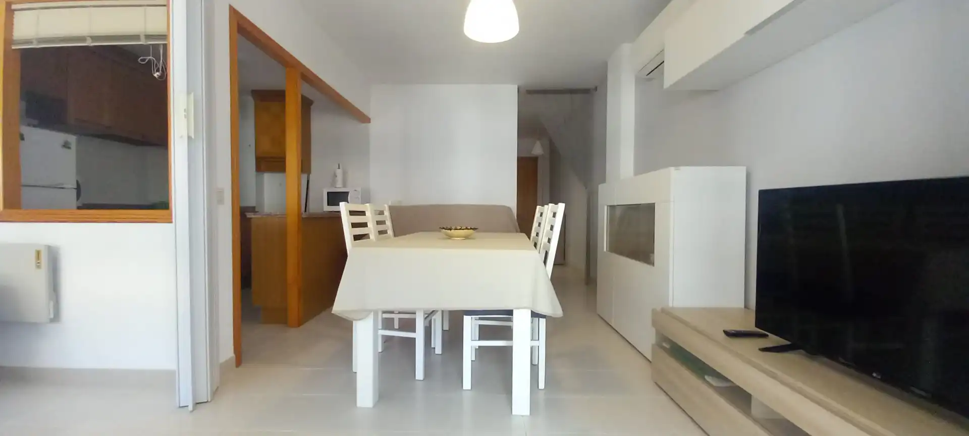 Comedor de Apartamento de alquiler en Gandia con Aire acondicionado, Calefacción y Amueblado