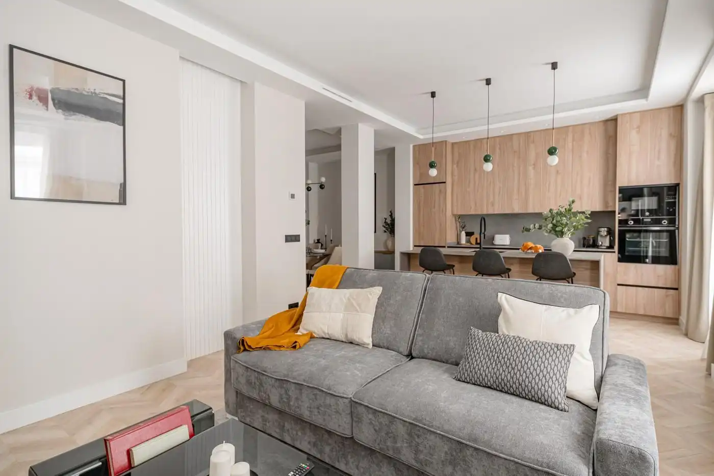 Wohnzimmer von Wohnung zum Verkauf in Madrid mit Klimaanlage und Heizung