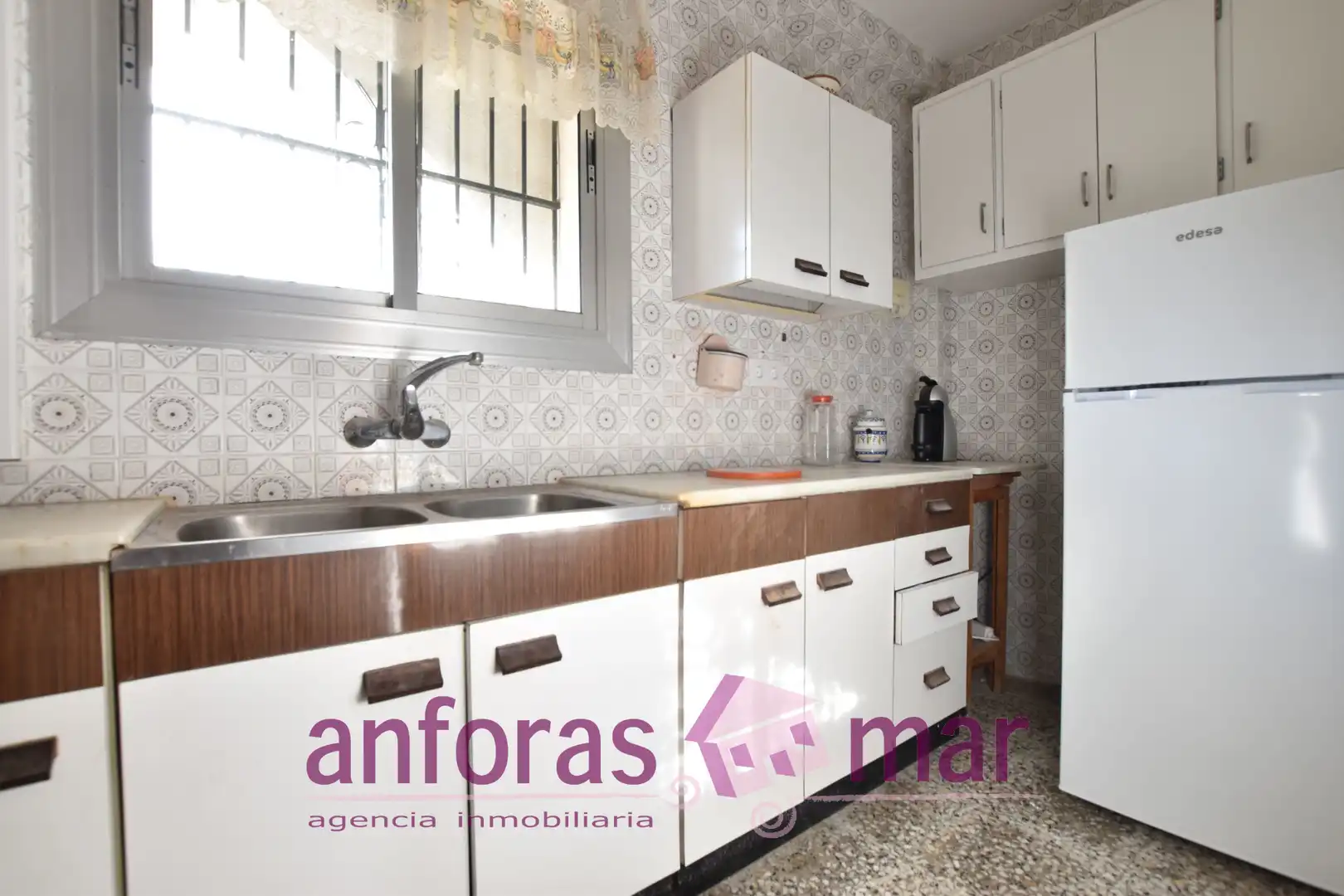 Küche von Erdgeschoss zum Verkauf in Creixell mit Heizung, Möbliert und Balkon