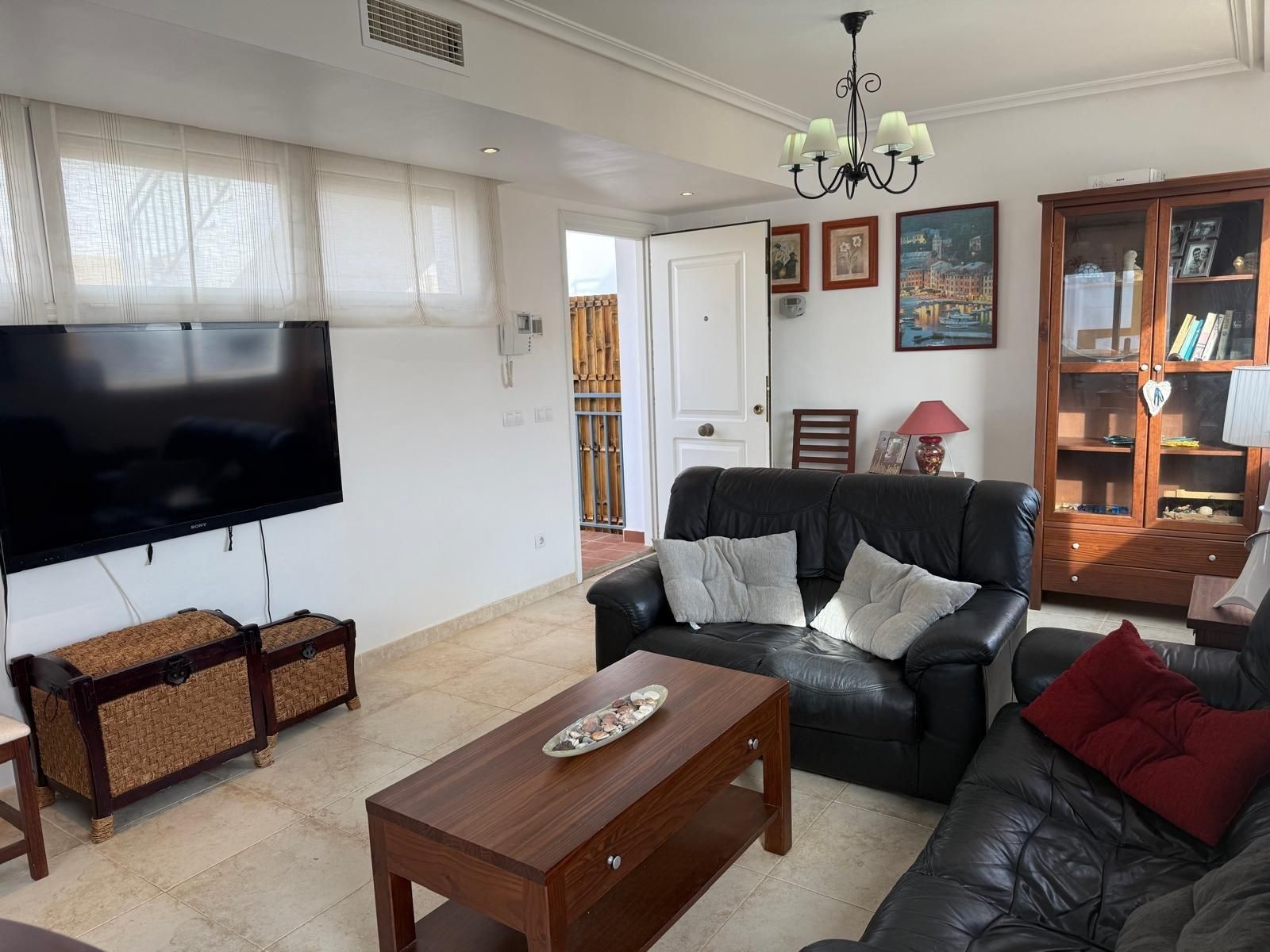 Sala d'estar de Àtic en venda en Vera amb Jardí privat, Terrassa i Balcó