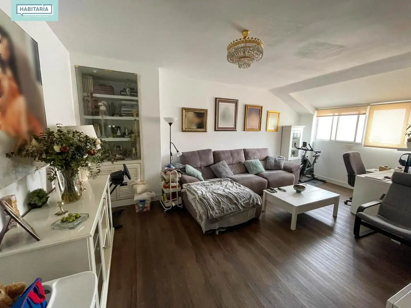 Sala d'estar de Àtic en venda en Málaga amb Aire condicionat i Balcó