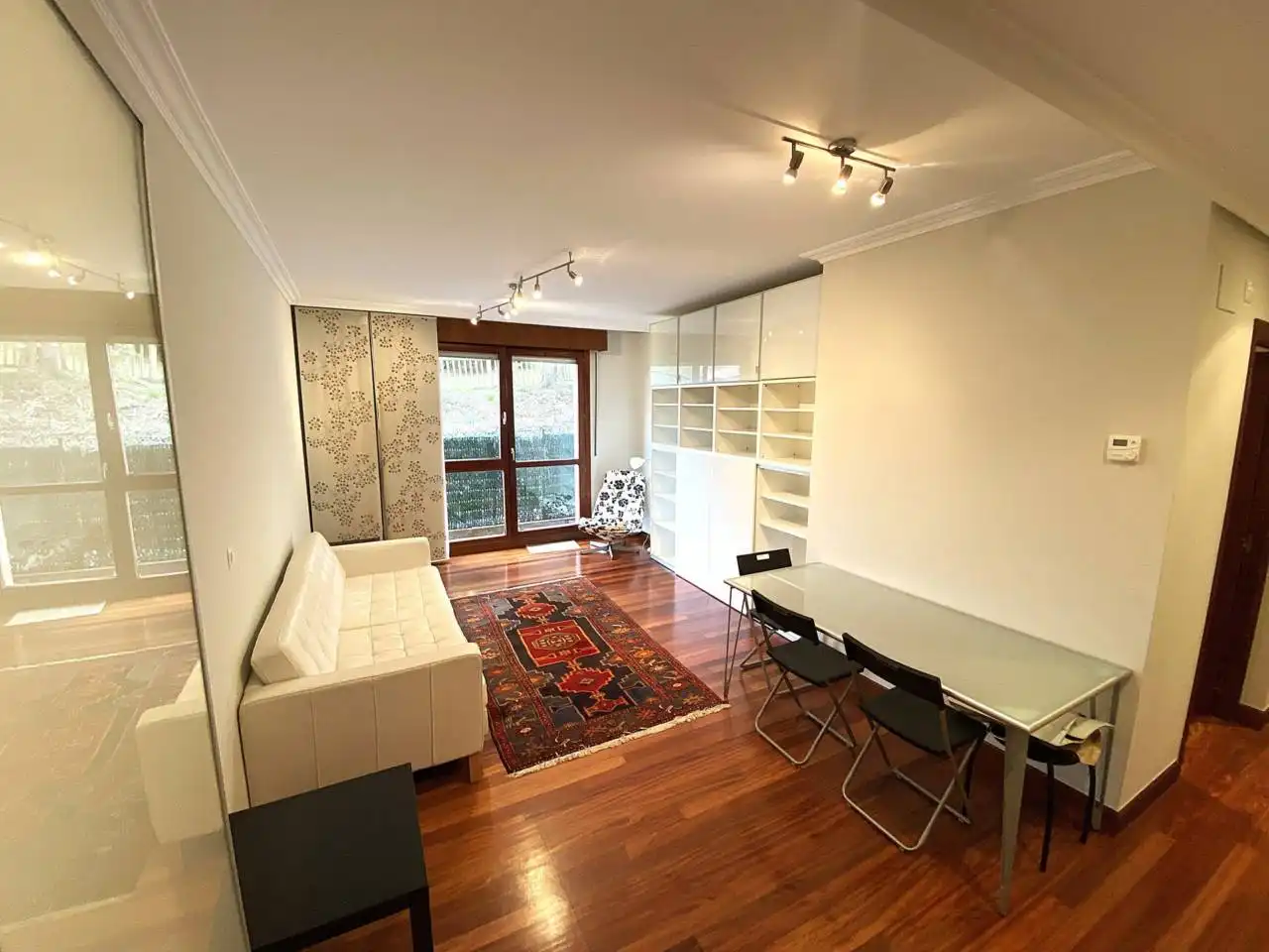 Sala de estar de Piso en venta en Mungia con Calefacción, Parquet y Terraza