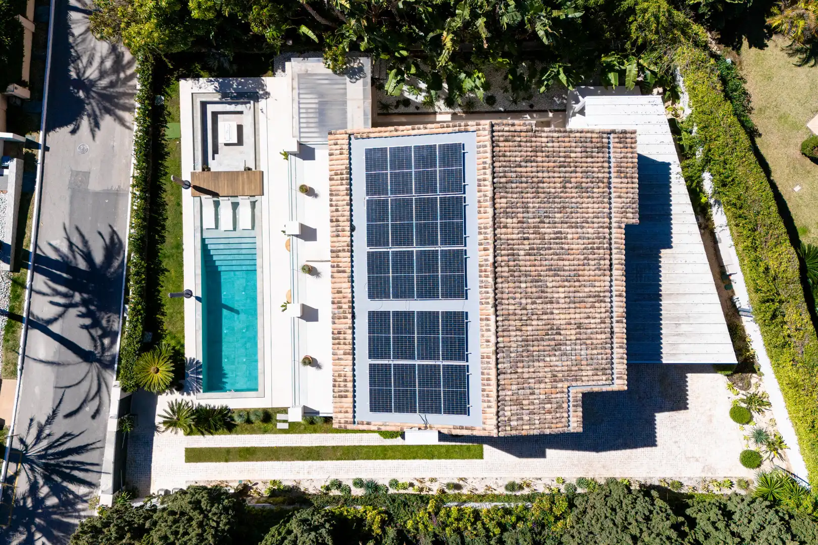 Piscina de Casa o xalet de lloguer en Marbella amb Calefacció, Jardí privat i Terrassa