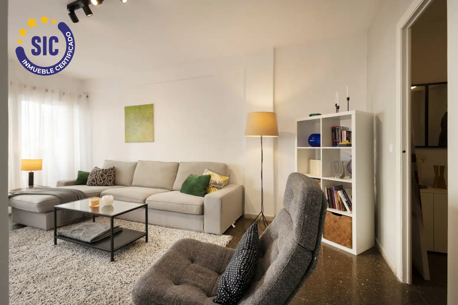 Living room of Flat for sale in Valencia  with Air Conditioner and Terrace
