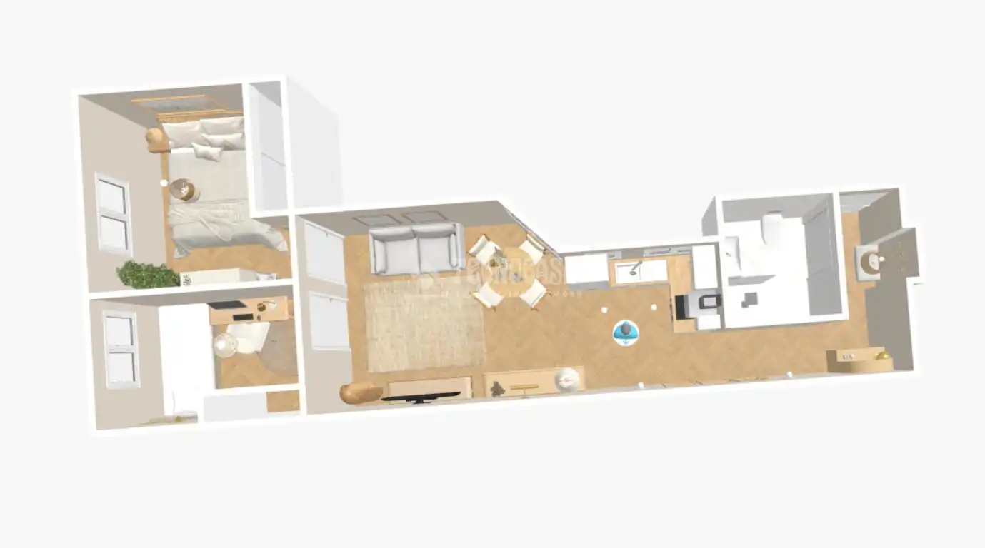 Flat for sale in Madrid  with Air Conditioner