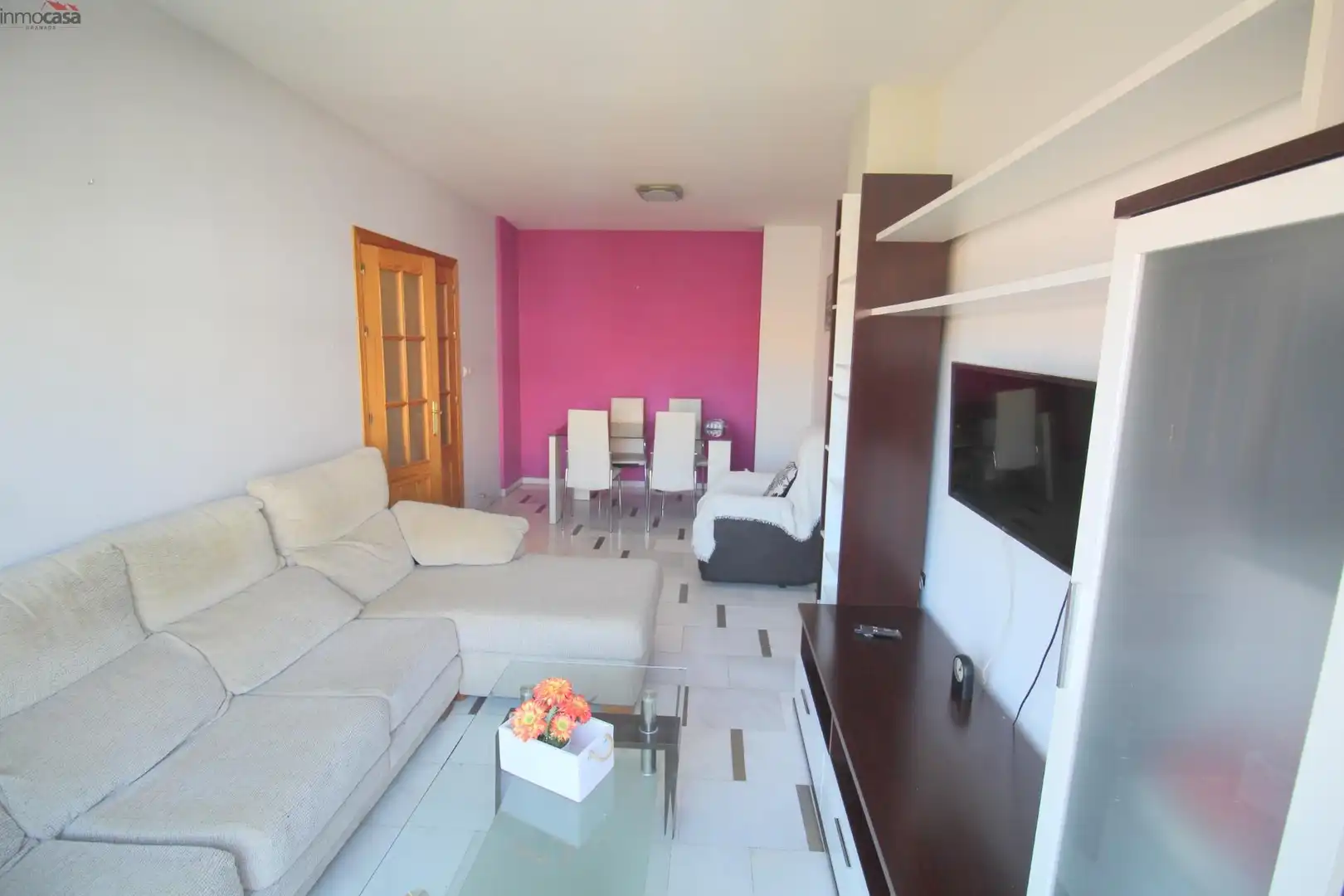 Sala de estar de Piso de alquiler en Armilla con Aire acondicionado, Jardín privado y Amueblado