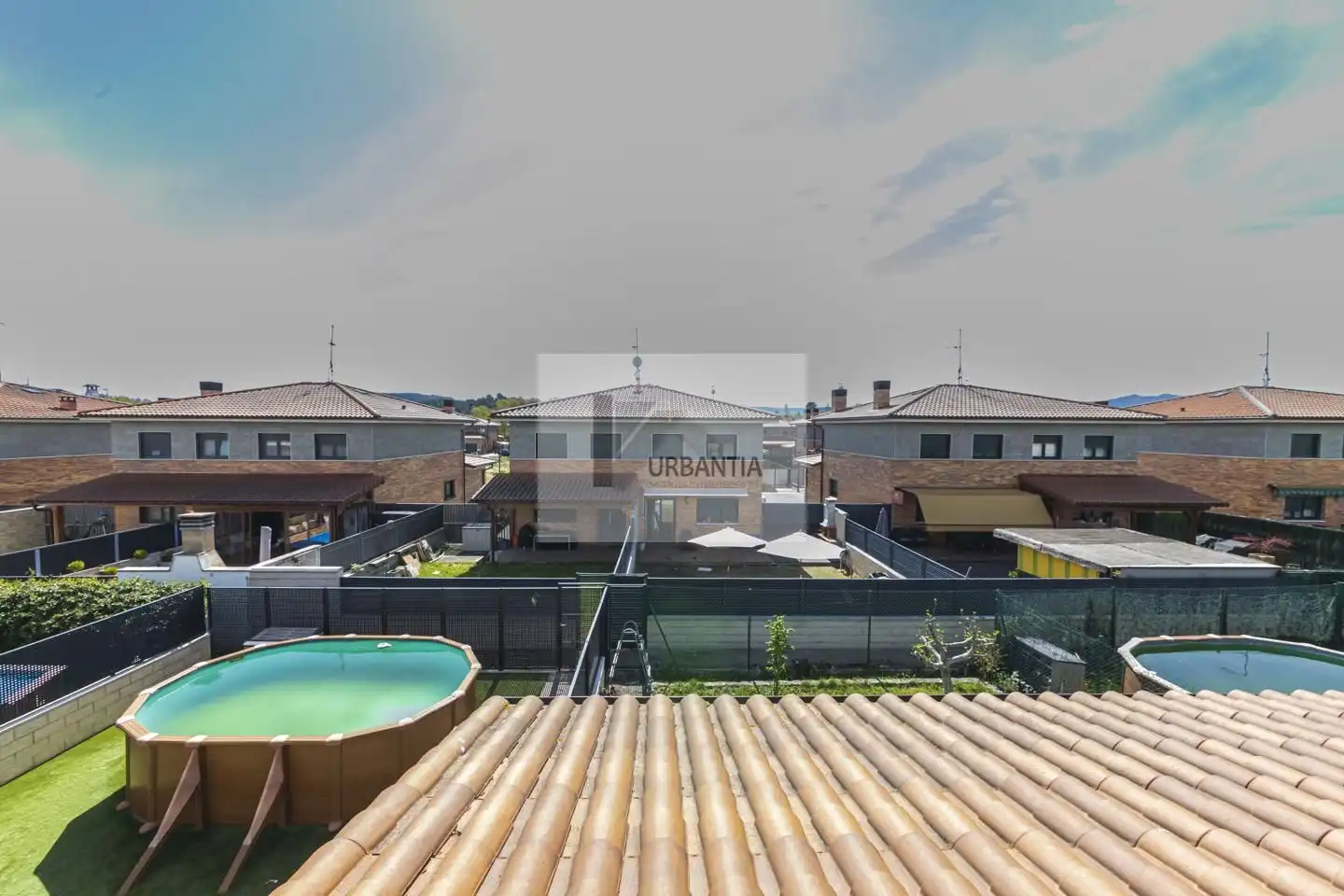 Terraza de Casa adosada en venta en Cendea de Olza / Oltza Zendea con Calefacción, Jardín privado y Parquet