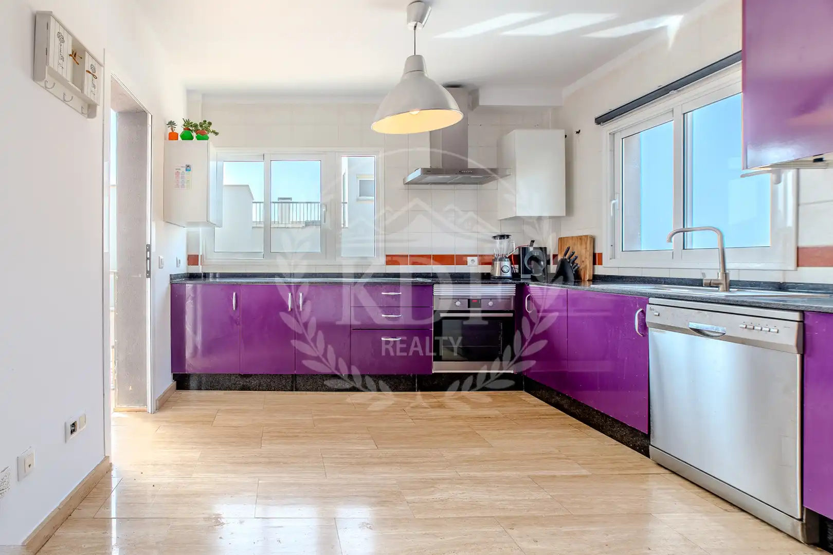 Cocina de Casa o chalet en venta en Arona con Aire acondicionado, Jardín privado y Parquet