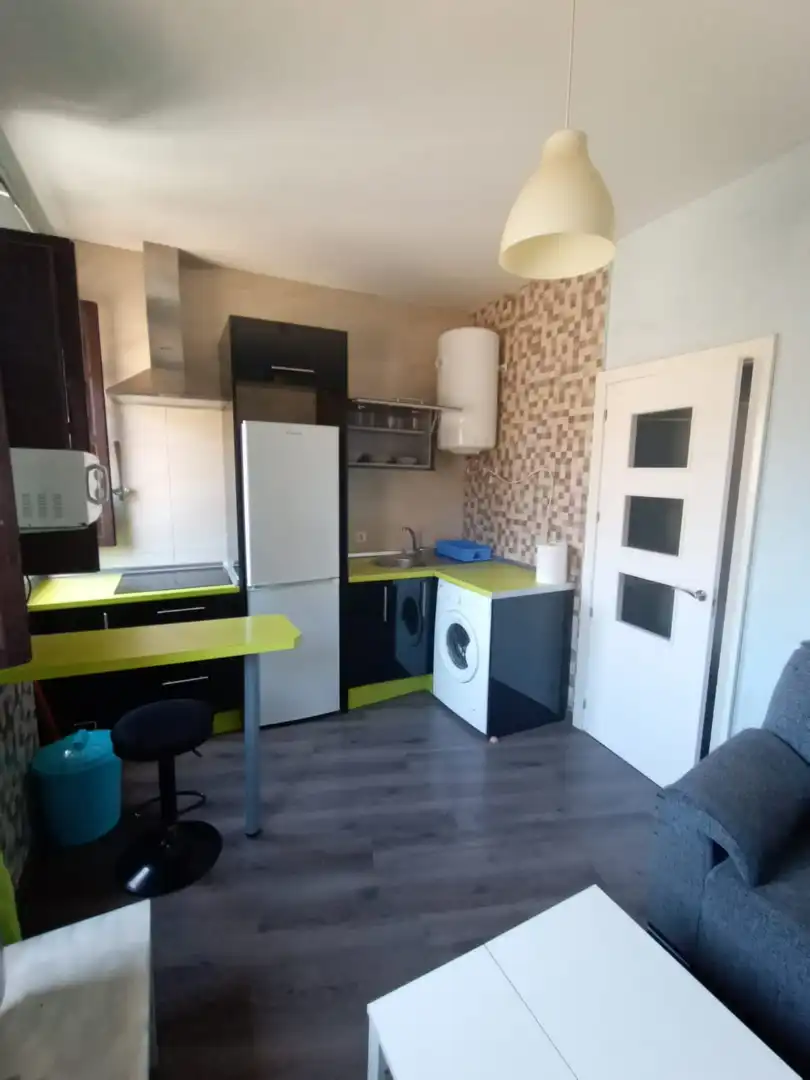 Cuina de Apartament de lloguer en Granada amb Moblat, Rentadora i Microones
