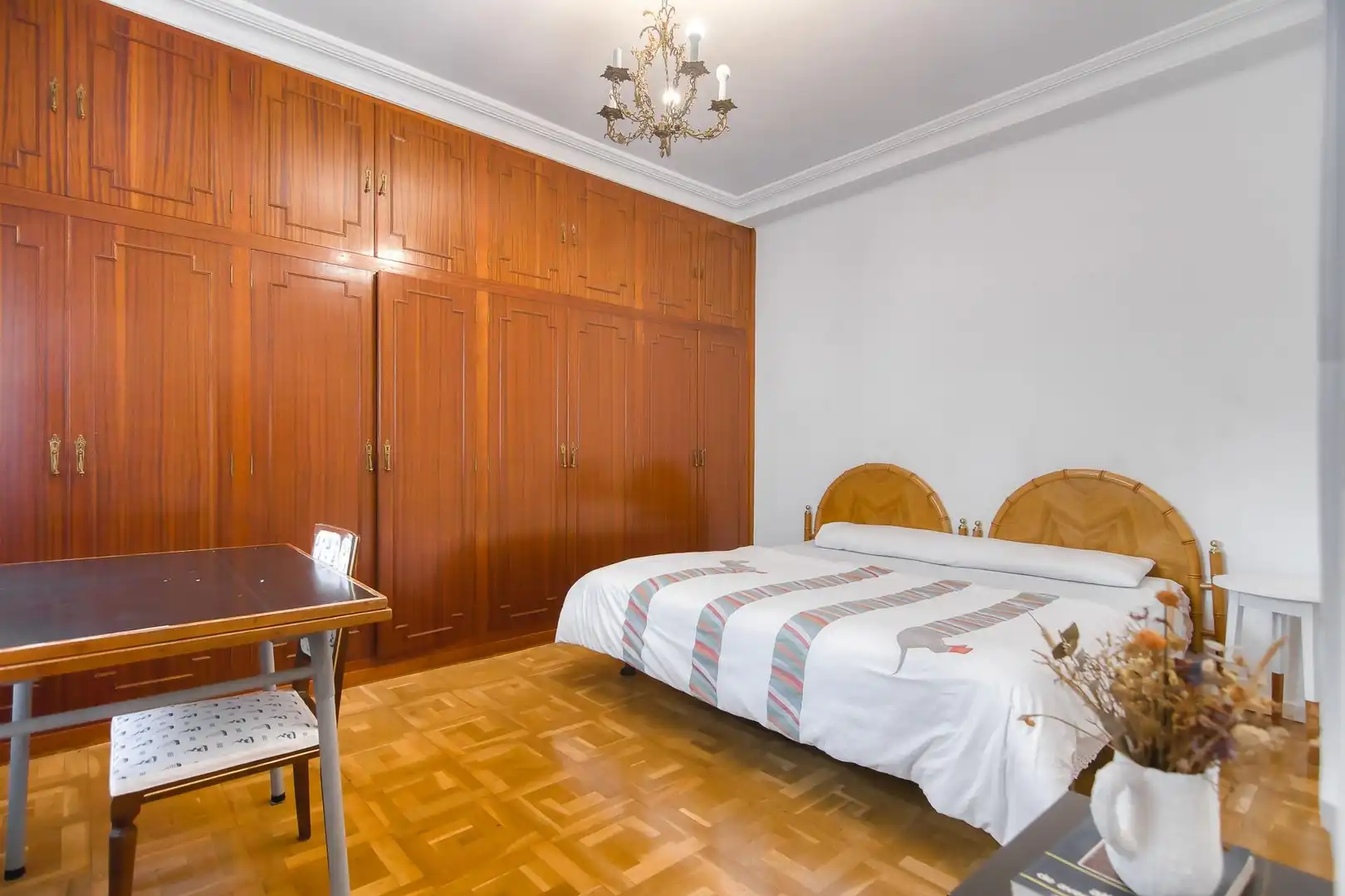 Bedroom of Flat for sale in  Pamplona / Iruña  with Heating, Storage room and Balcony