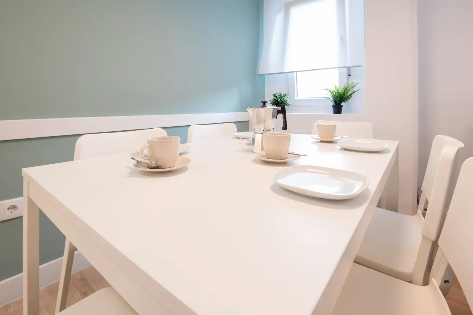 Dining room of Flat for rent in Gijón   with Air Conditioner, Heating and Parquet flooring