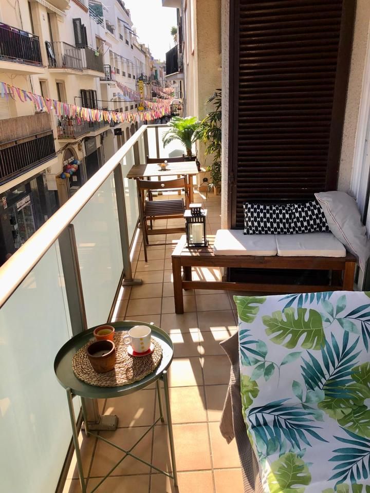 Terrace of Flat to rent in Sitges  with Air Conditioner, Terrace and Furnished