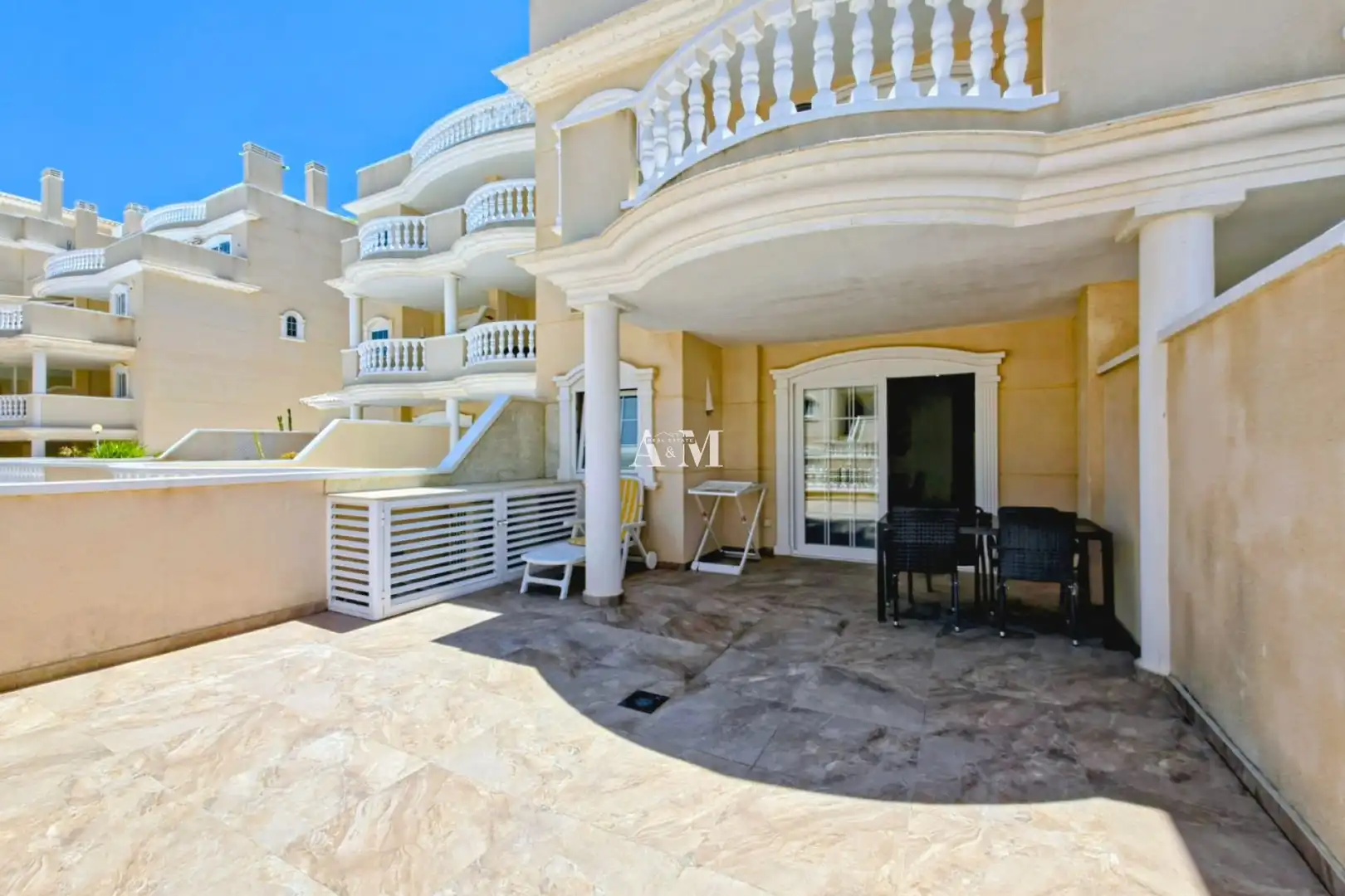 Terrasse von Wohnung zur Miete in Guardamar del Segura mit Klimaanlage, Heizung und Terrasse