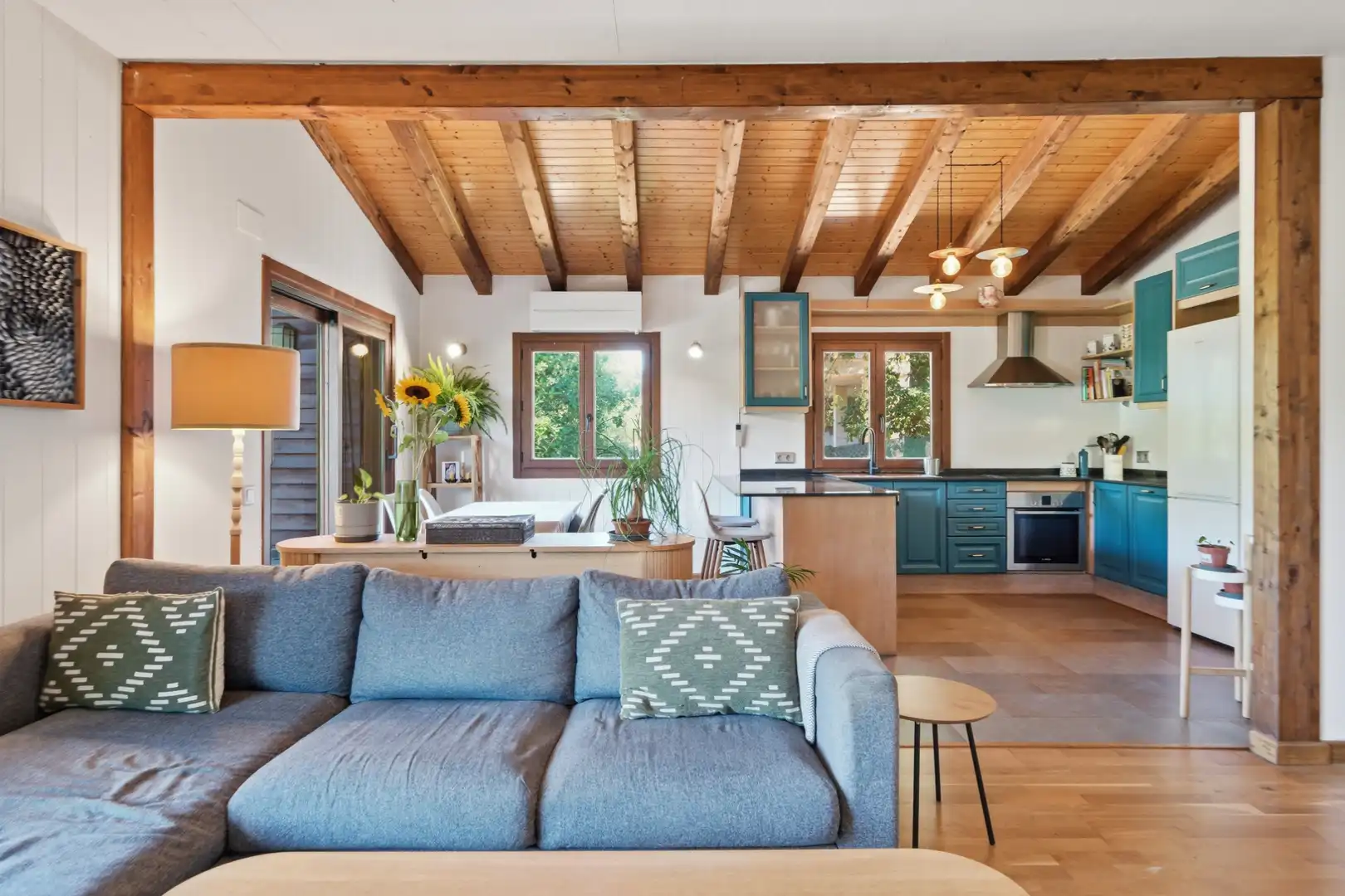 Wohnzimmer von Haus oder Chalet zum Verkauf in Vidreres mit Klimaanlage, Heizung und Privatgarten