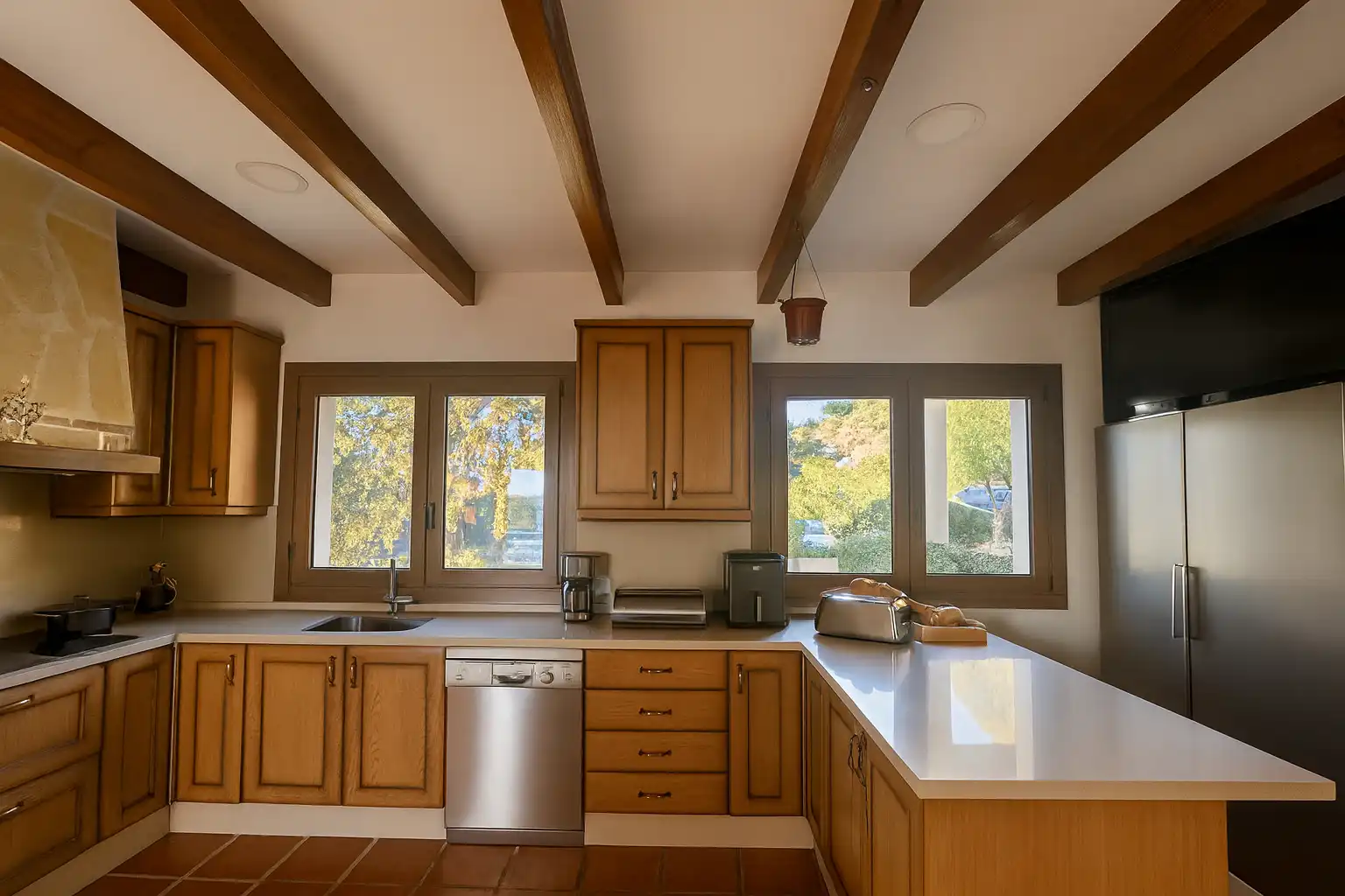 Cocina de Casa o chalet en venta en Istán con Aire acondicionado, Jardín privado y Piscina