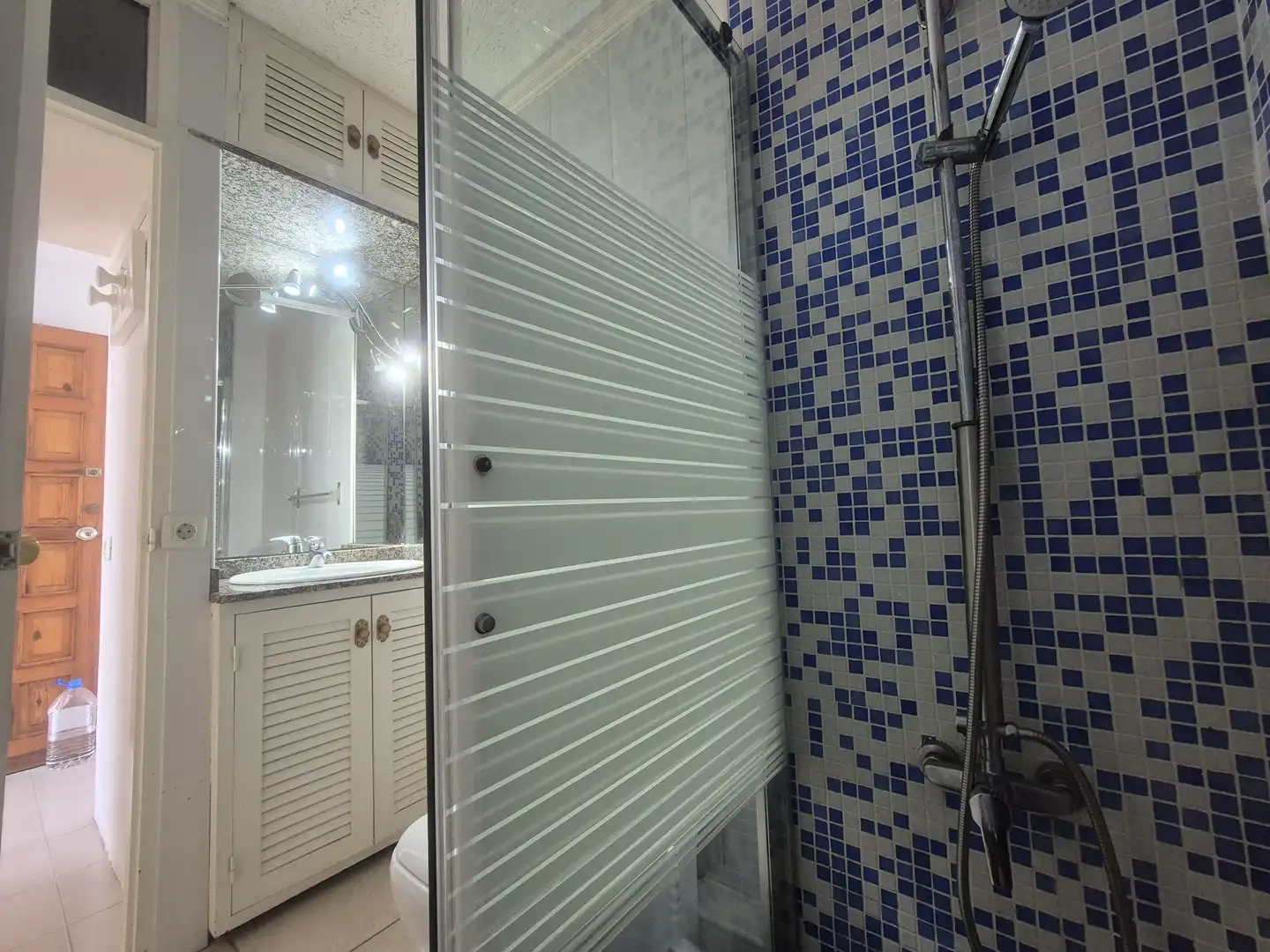 Badezimmer von Wohnungen zur Miete in San Bartolomé de Tirajana mit Privatgarten, Terrasse und Schwimmbad