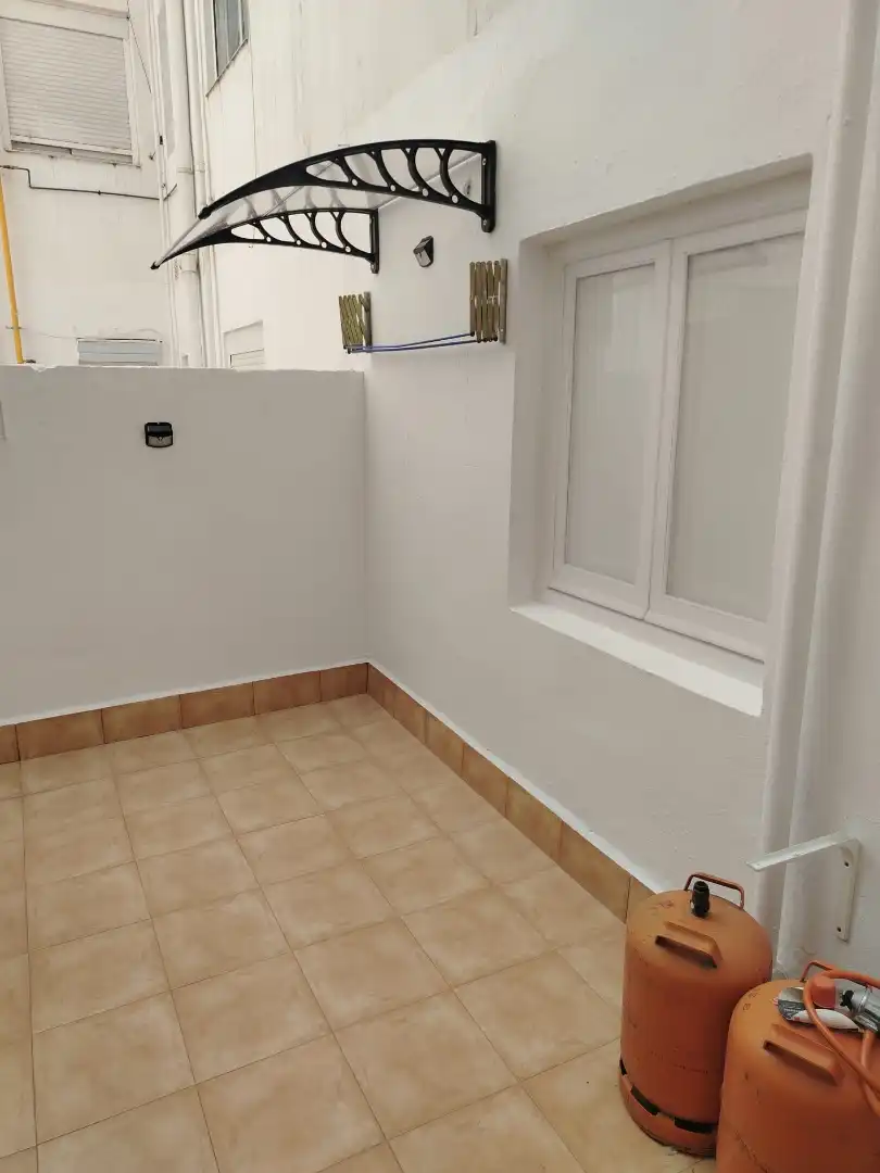 Terraza de Piso de alquiler en Valencia con Terraza, Amueblado y Lavadora