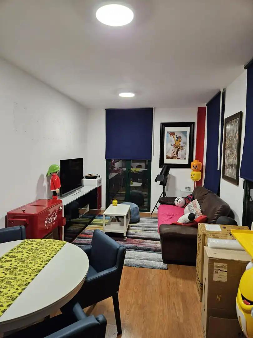 Sala d'estar de Pis de lloguer en Mutxamel amb Aire condicionat, Calefacció i Parquet