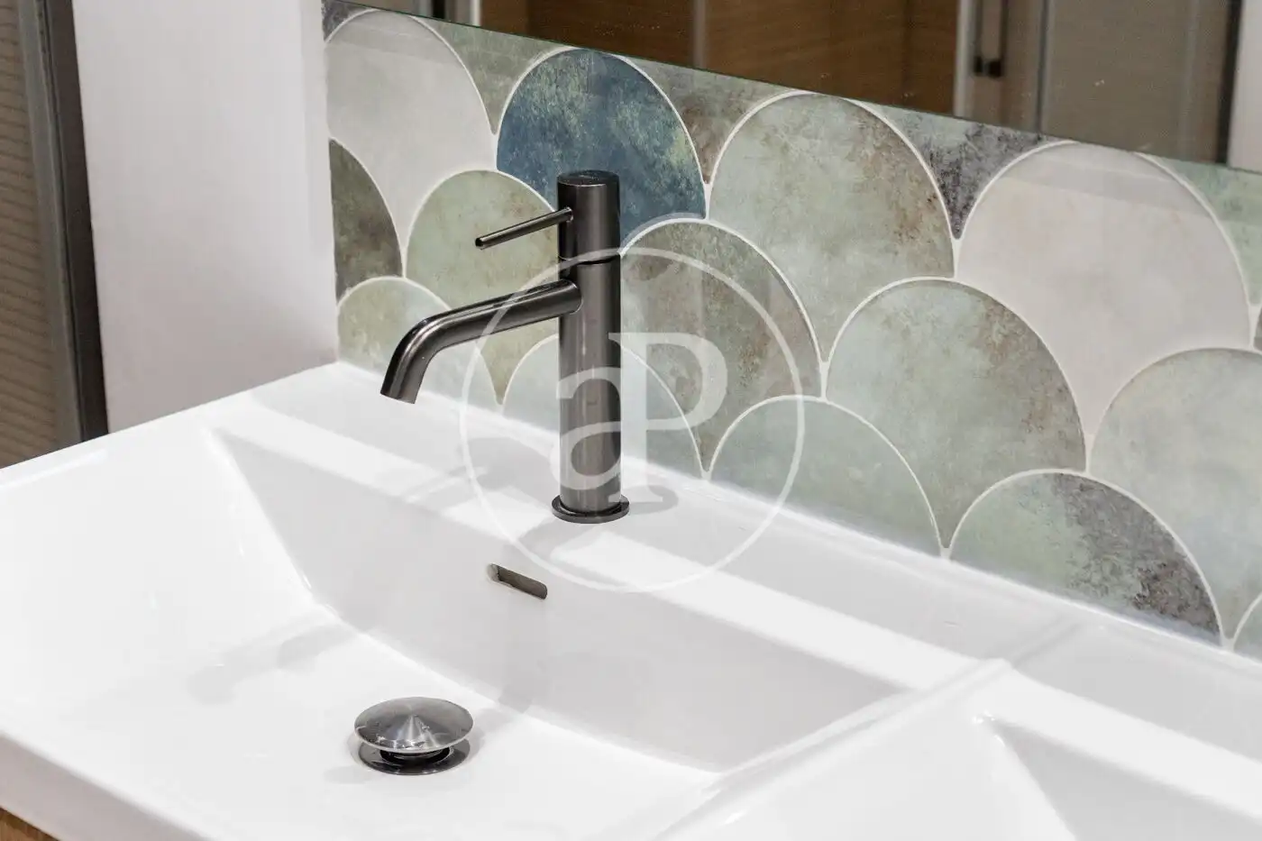 Badezimmer von Wohnung zur Miete in  Palma de Mallorca mit Klimaanlage, Heizung und Haustiere erlaubt