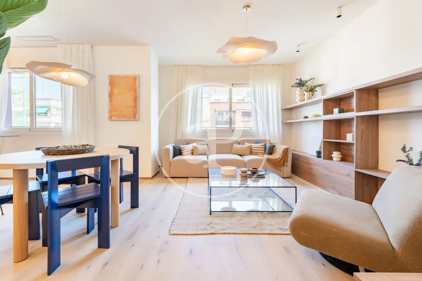 Living room of Flat for sale in Madrid  with Air Conditioner and Heating