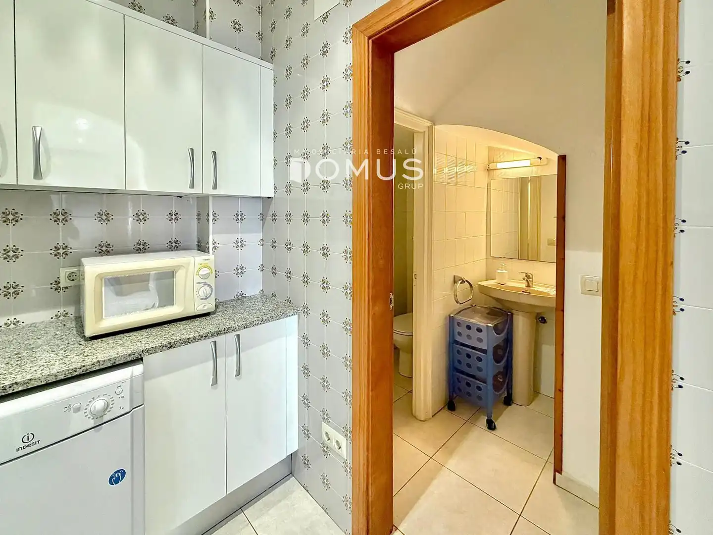 Kitchen of Flat for rent in L'Escala  with Air Conditioner, Heating and Furnished