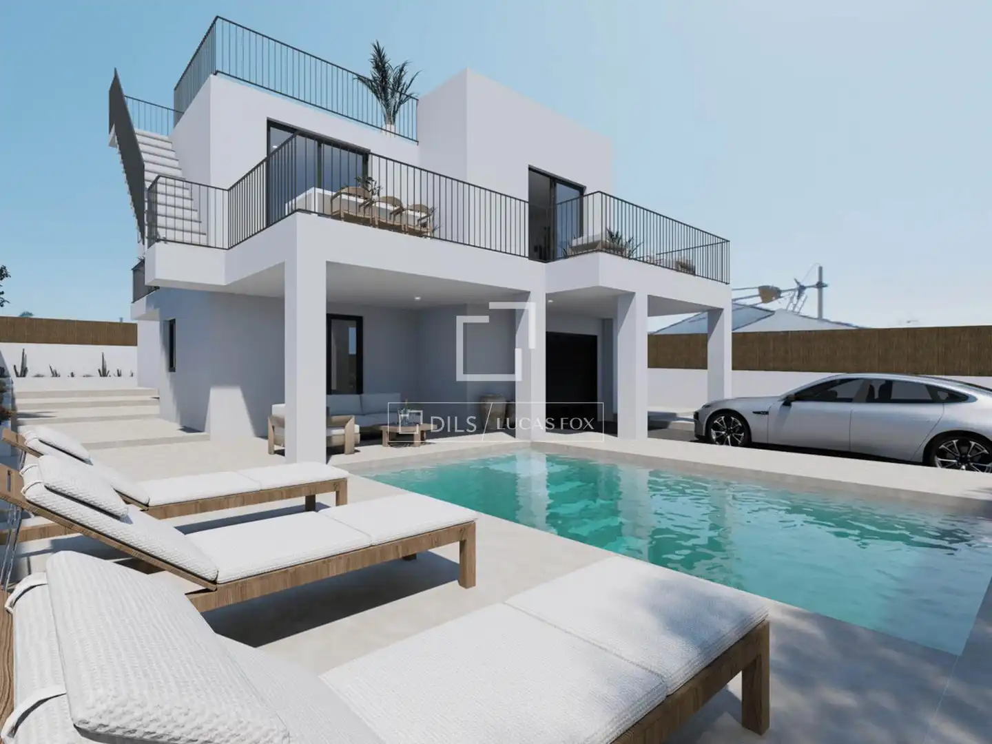 Exterior view of Houses for sale in Marratxí  with Air Conditioner, Private garden and Swimming Pool