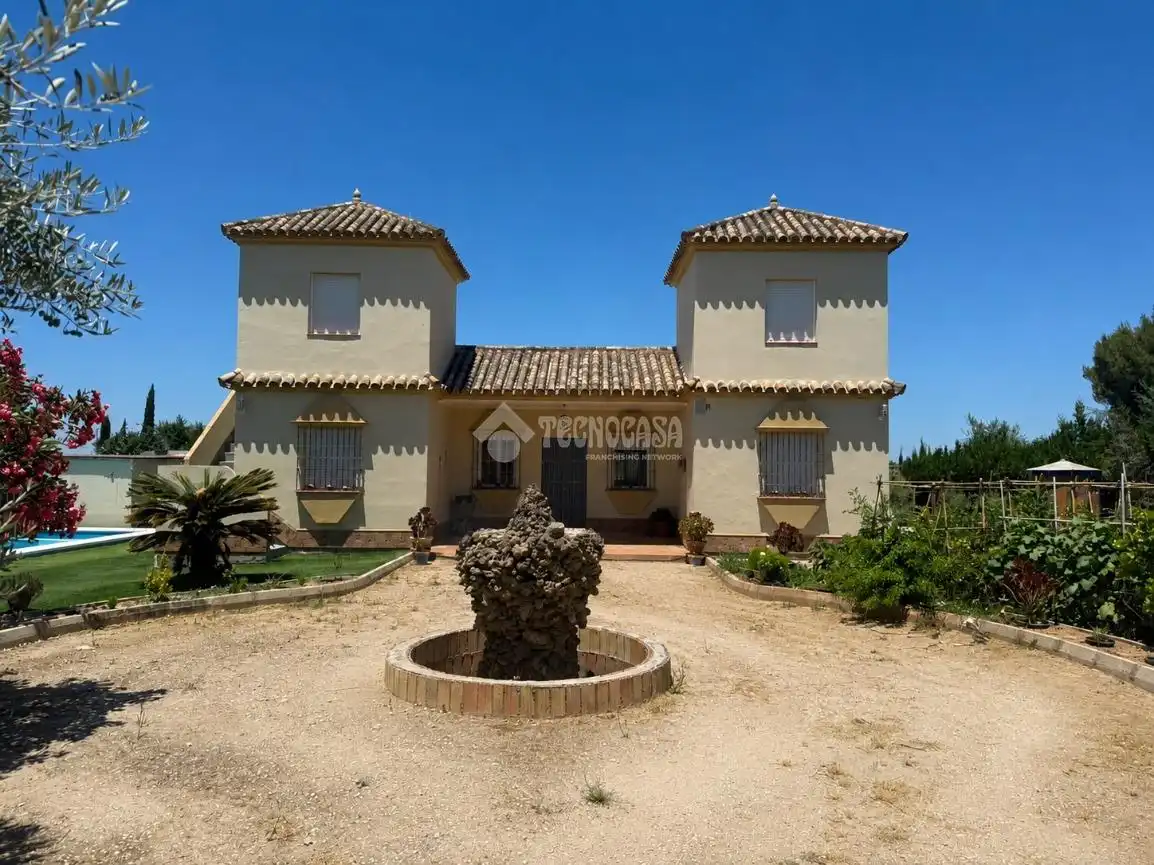 Jardín de Finca rústica en venta en Arahal con Aire acondicionado y Calefacción
