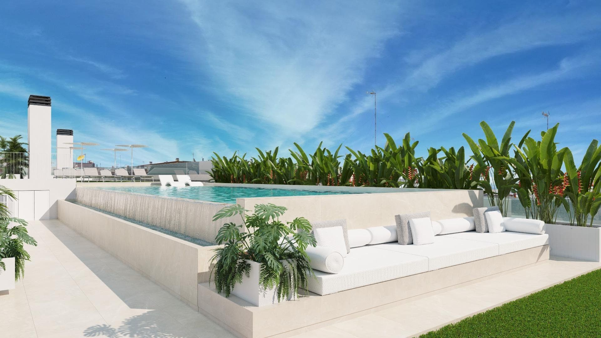 Swimming pool of Attic for sale in Guardamar del Segura  with Air Conditioner, Terrace and Swimming Pool