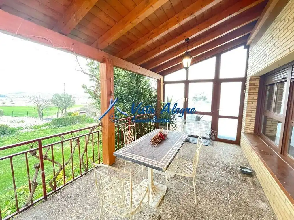 Terraza de Casa o chalet en venta en San Vicente de la Sonsierra con Calefacción, Jardín privado y Terraza