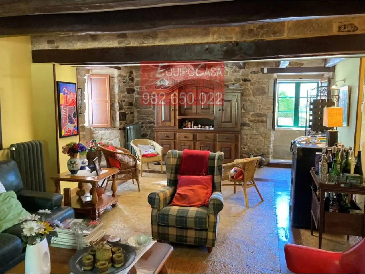 Sala de estar de Casa o chalet en venta en Lugo con Calefacción, Jardín privado y Terraza