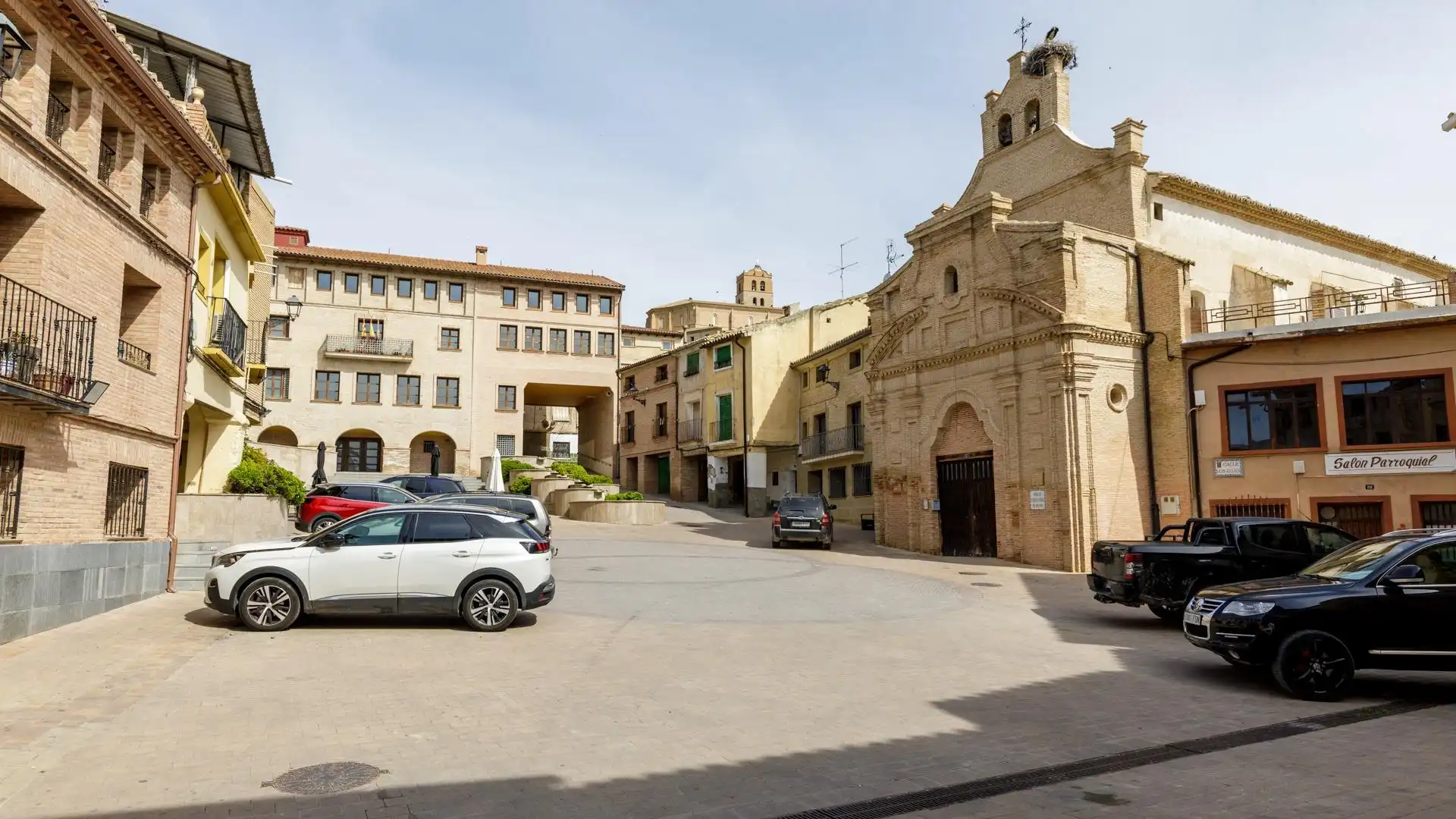 Vista exterior de Casa o chalet en venta en Magallón con Jardín privado, Terraza y Amueblado