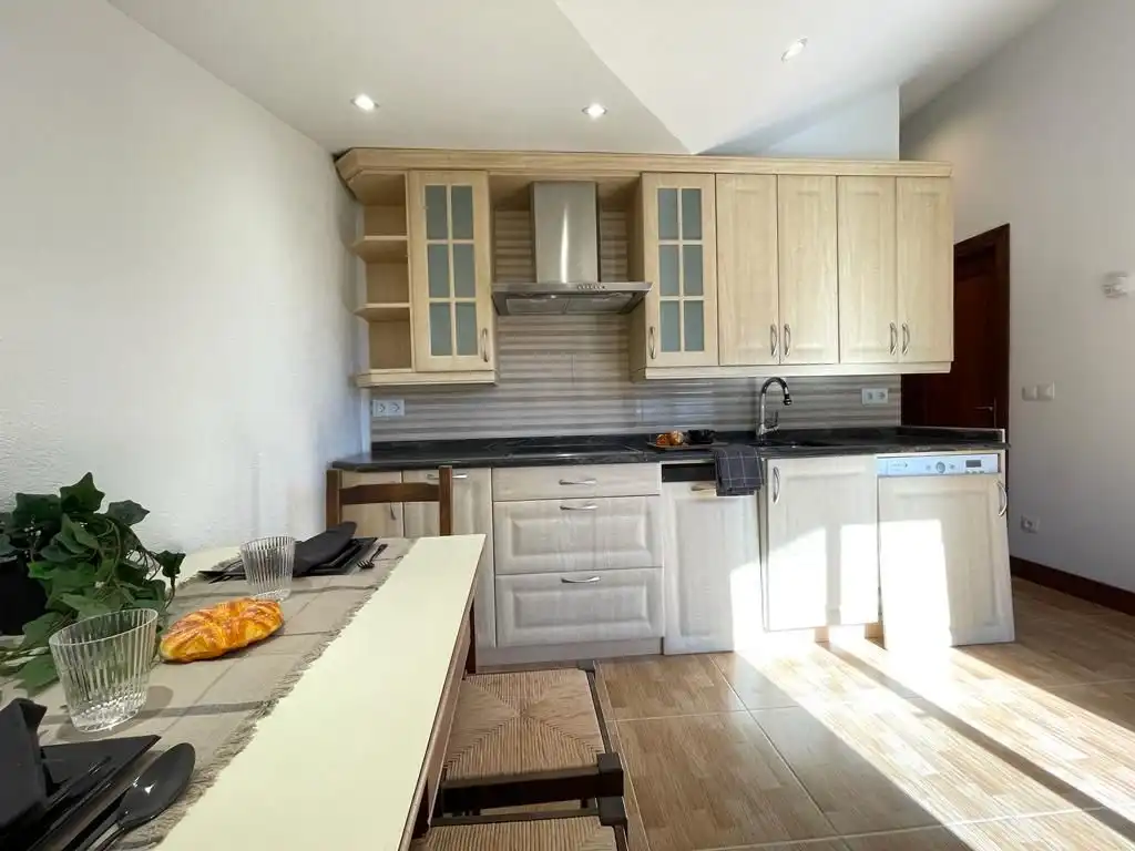 Cocina de Finca rústica en venta en Amezketa con Calefacción, Jardín privado y Terraza