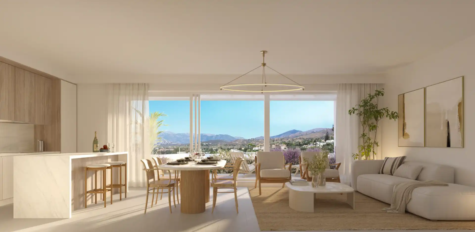Sala de estar de Casa o chalet en venta en Marbella con Aire acondicionado, Calefacción y Terraza