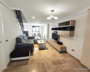 Living room of Single-family semi-detached to rent in  Valencia Capital  with Air Conditioner, Terrace and Balcony