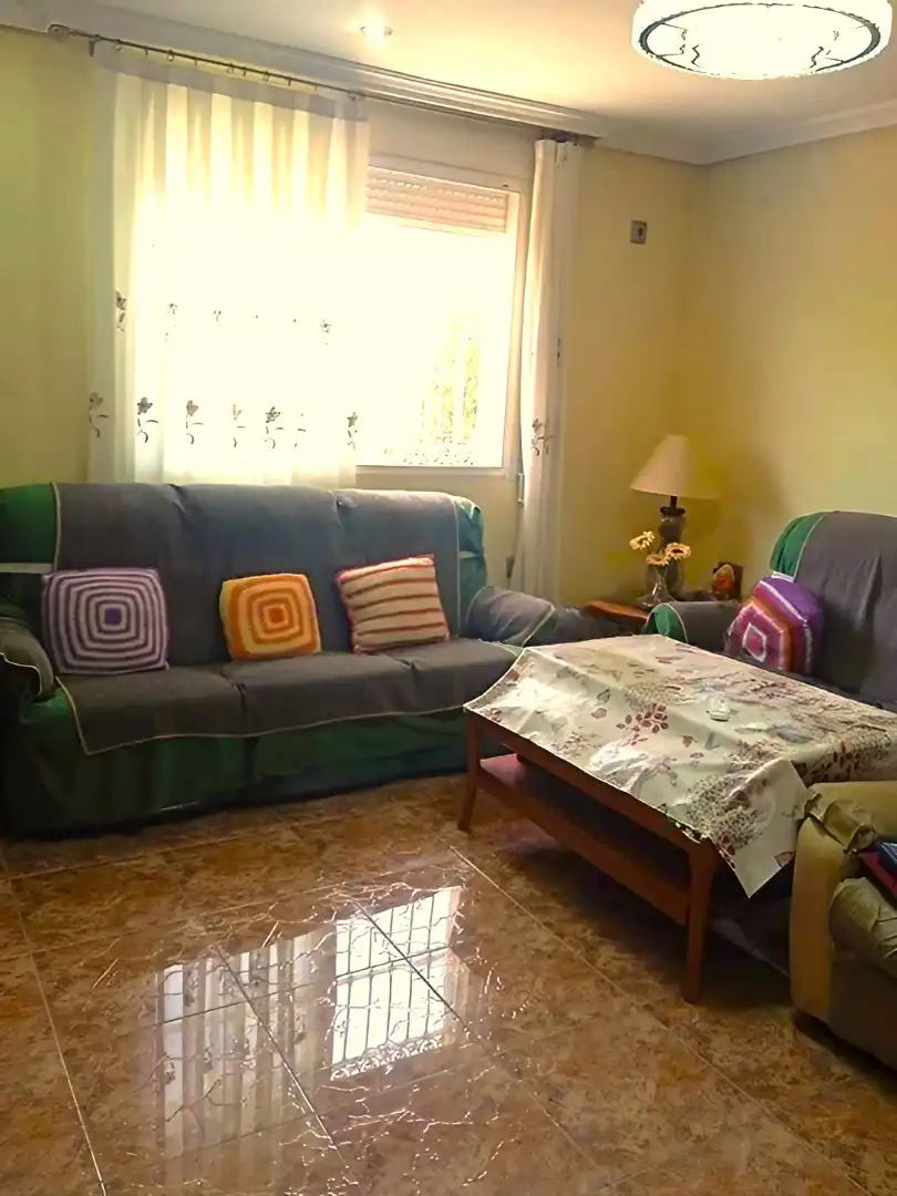 Sala d'estar de Casa o xalet en venda en Murcia amb Aire condicionat, Jardí privat i Terrassa